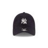 New York Yankees Washed Script Adjustable Cap in Navy