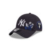 New York Yankees Wildflower Adjustable Cap in Black