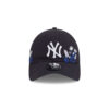 New York Yankees Wildflower Adjustable Cap in Black
