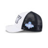 New York Yankees Women’s Felt Logo Trucker Cap in Optic White