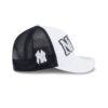 New York Yankees Women’s Felt Logo Trucker Cap in Optic White