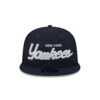 New York Yankees Wordmark Snapback in Black