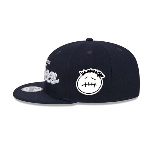 New York Yankees Wordmark Snapback in Black