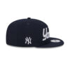 New York Yankees Wordmark Snapback in Black