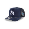 New York Yankees Worn Fabric Trucker Cap in Navy