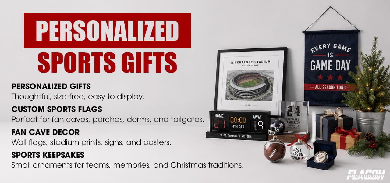 Personalized and Display-Ready Sports Gifts