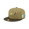 Philadelphia Eagles 2025 Salute to Service Fitted Cap