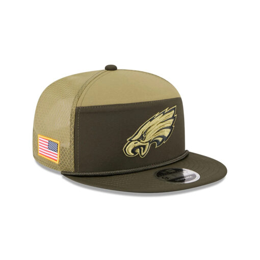 Philadelphia Eagles 2025 Salute to Service Split Panel Trucker Cap Philadelphia Eagles 2025 Salute to Service Split Panel Trucker Cap