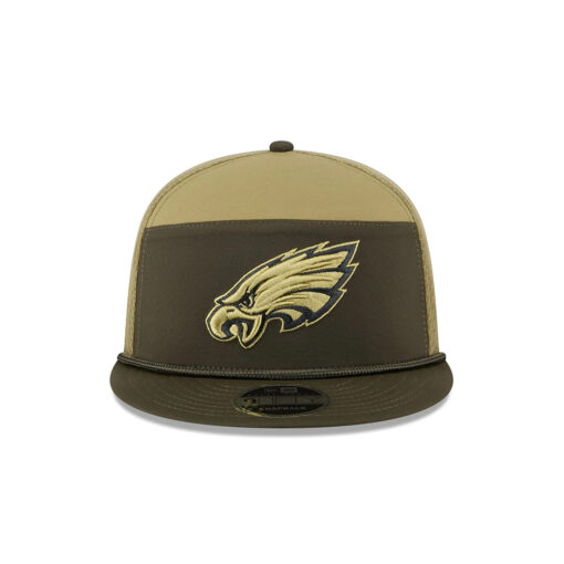 Philadelphia Eagles 2025 Salute to Service Split Panel Trucker Cap Philadelphia Eagles 2025 Salute to Service Split Panel Trucker Cap