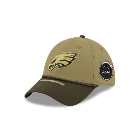 Philadelphia Eagles 2025 Salute to Service Stretch-Fit Cap