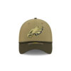 Philadelphia Eagles 2025 Salute to Service Stretch-Fit Cap