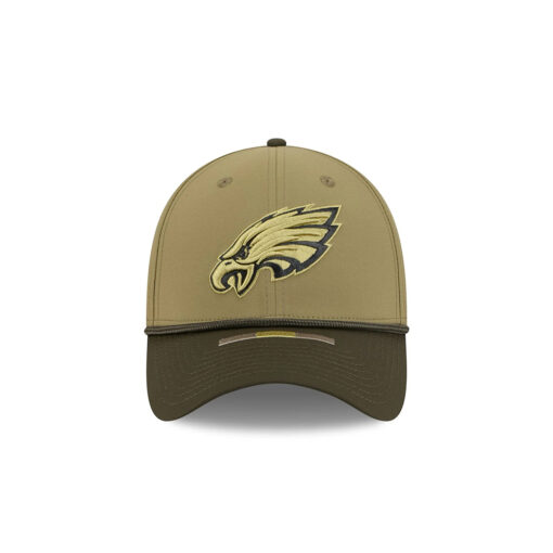 Philadelphia Eagles 2025 Salute to Service Stretch-Fit Cap