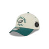 Philadelphia Eagles Arched Snapback Cap in Chrome White