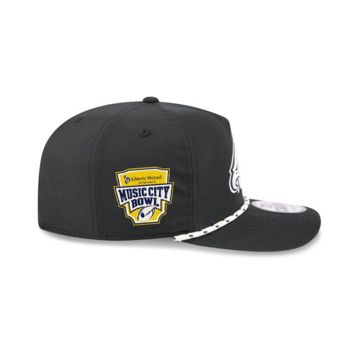 Philadelphia Eagles Black and White Rope Snapback Cap in Black and White