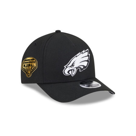 Philadelphia Eagles Black and White Snapback Cap in Black and White