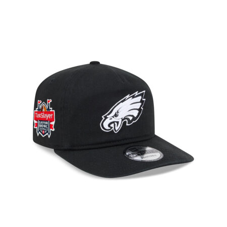 Philadelphia Eagles Black and White Snapback Cap in Black and White