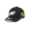 Philadelphia Eagles Black and White Snapback Cap in Black and White