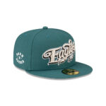 Philadelphia Eagles Born x Raised Script Fitted Cap