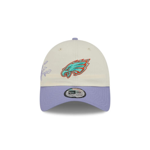 Philadelphia Eagles Lavender Flowers Casual Classic Cap in Lavender
