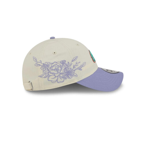 Philadelphia Eagles Lavender Flowers Casual Classic Cap in Lavender