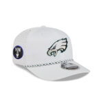 Philadelphia Eagles Performance Rope Stretch-Snap Cap in Optic White