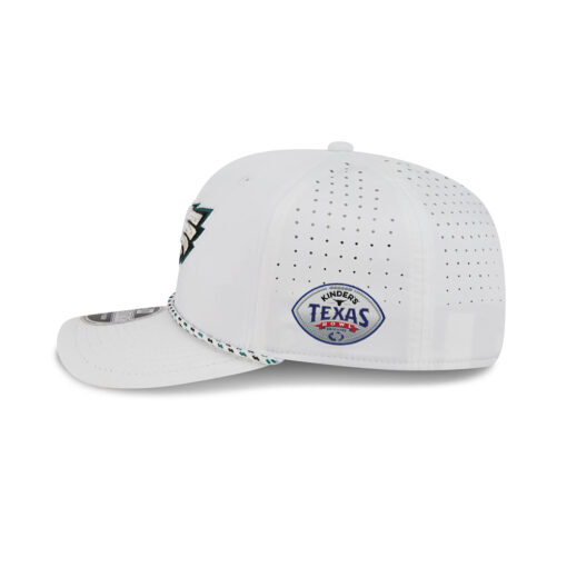 Philadelphia Eagles Performance Rope Stretch-Snap Cap in Optic White