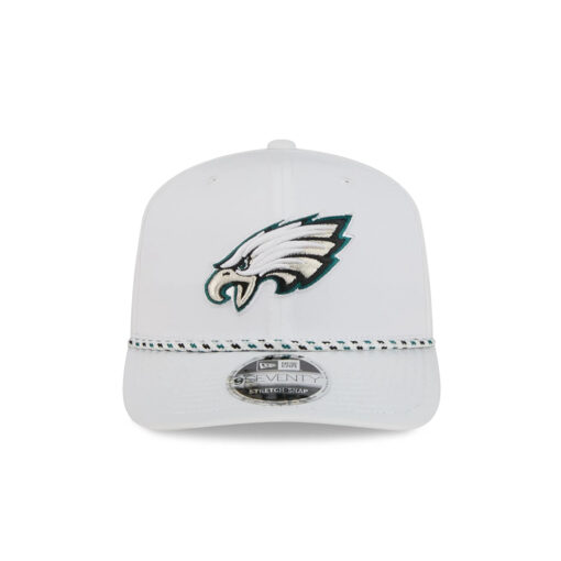 Philadelphia Eagles Performance Rope Stretch-Snap Cap in Optic White