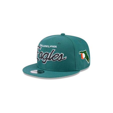 Philadelphia Eagles Script Snapback Cap