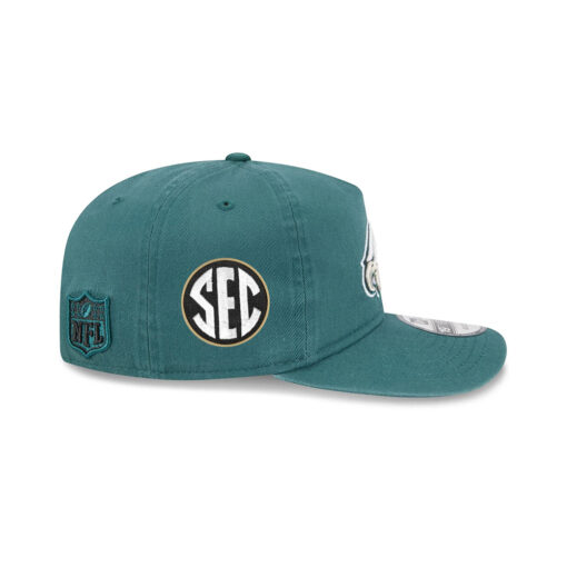 Philadelphia Eagles Side Patch Snapback Cap in Midnight Green