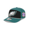 Philadelphia Eagles Split Panel Stretch-Snap Cap 1 Philadelphia Eagles Split Panel Stretch-Snap Cap