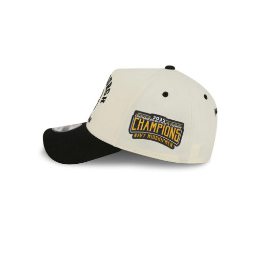 Pittsburgh Steelers Arched Logo Snapback Cap in Chrome White