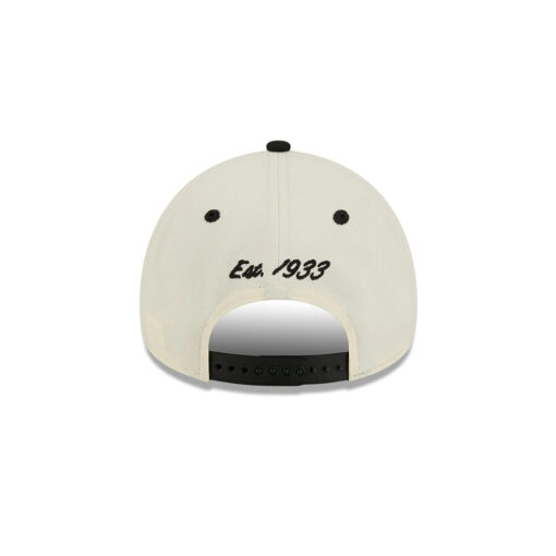 Pittsburgh Steelers Arched Logo Snapback Cap in Chrome White