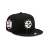 Pittsburgh Steelers Basic Snapback Cap in Black and White