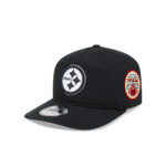 Pittsburgh Steelers Contrast Logo Snapback Cap in Black and White