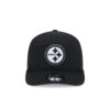 Pittsburgh Steelers Contrast Logo Snapback Cap in Black and White