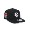 Pittsburgh Steelers Contrast Logo Snapback Cap in Black and White