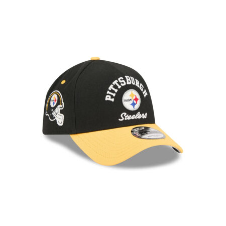 Pittsburgh Steelers Curved Wordmark Snapback Cap