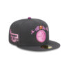 Pittsburgh Steelers Day of the Dead Fitted Cap in Graphite