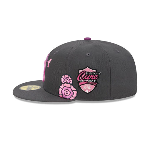 Pittsburgh Steelers Day of the Dead Fitted Cap in Graphite
