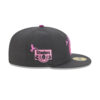 Pittsburgh Steelers Day of the Dead Fitted Cap in Graphite