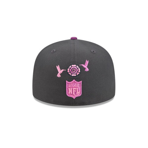 Pittsburgh Steelers Day of the Dead Fitted Cap in Graphite