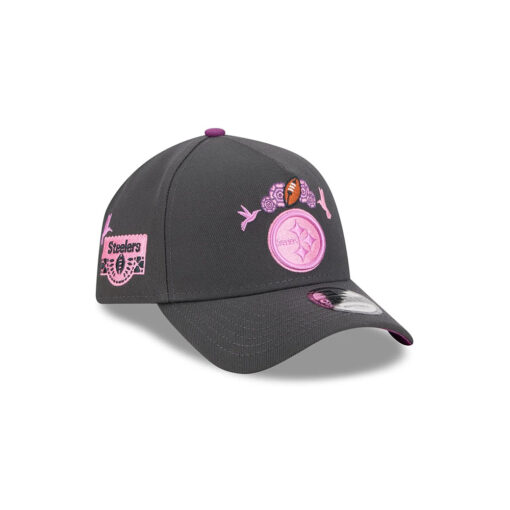 Pittsburgh Steelers Day of the Dead Snapback Cap in Graphite