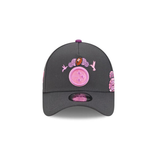 Pittsburgh Steelers Day of the Dead Snapback Cap in Graphite