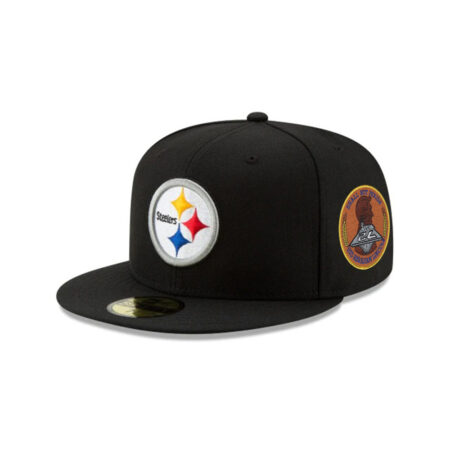 Pittsburgh Steelers Fitted Cap in Black