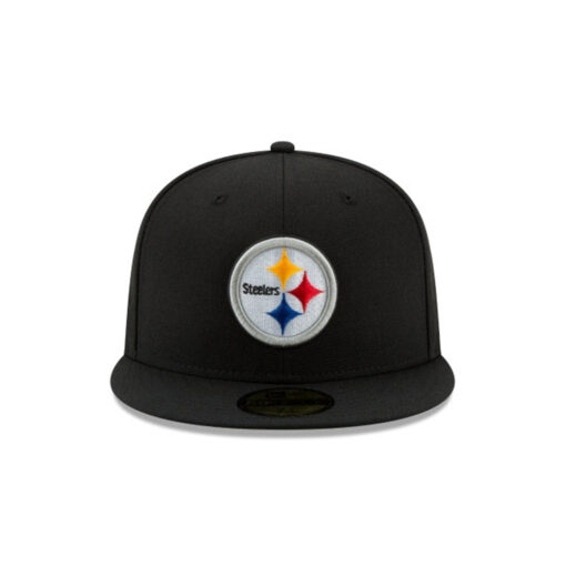 Pittsburgh Steelers Fitted Cap in Black
