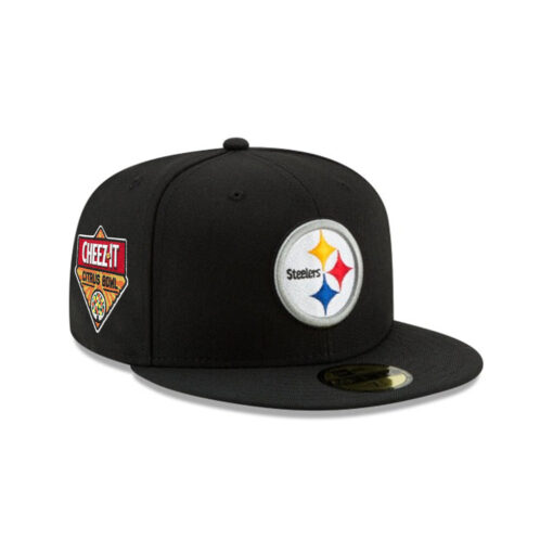 Pittsburgh Steelers Fitted Cap in Black