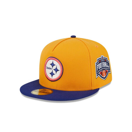 Pittsburgh Steelers Fitted Cap in Gold