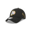 Pittsburgh Steelers Shadow Logo Side Patch Adjustable Cap in Black