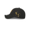 Pittsburgh Steelers Shadow Logo Side Patch Adjustable Cap in Black
