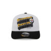 Pittsburgh Steelers State Outline Side Patch Duck Cloth Adjustable Cap in White and Black